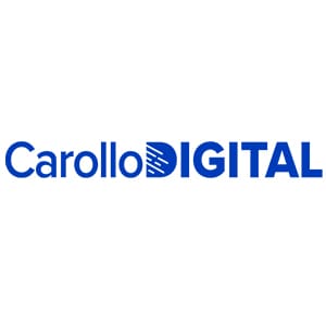 words that say Carollo Digital