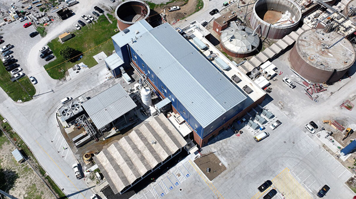 KCMO Blue River Water Treatment Plant biosolids facility designs by Carollo