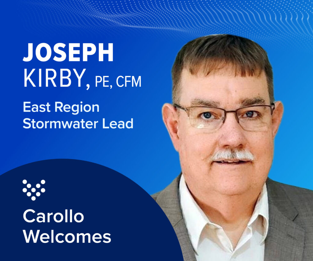 Stormwater expert Joseph Kirby joins Carollo Thumbnail Image