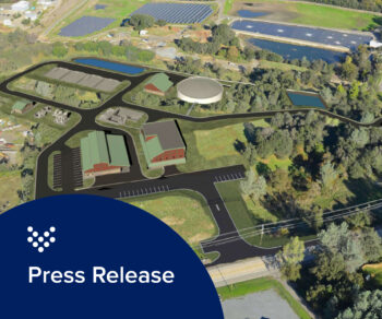rendering of the arial view of Ophir water treatment plant that Carollo Engineers will do Construction and SCADA design for.