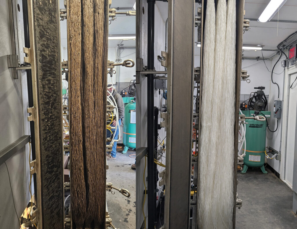 photos of filters used in process intensification plant in Klamath Falls, Oregon
