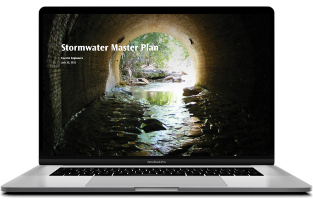 photo of the Brook Oaks Neighborhood Stormwater Master Plan by Carollo Engineers